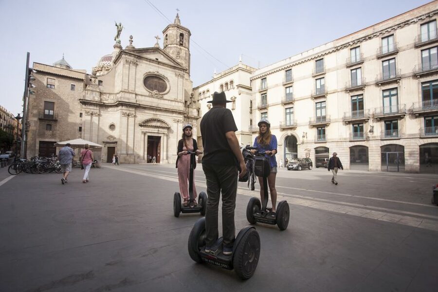 Barcelona: Welcome to Barcelona Segway Tour - Harbor walls, Estación de Francia, and the near-city textures