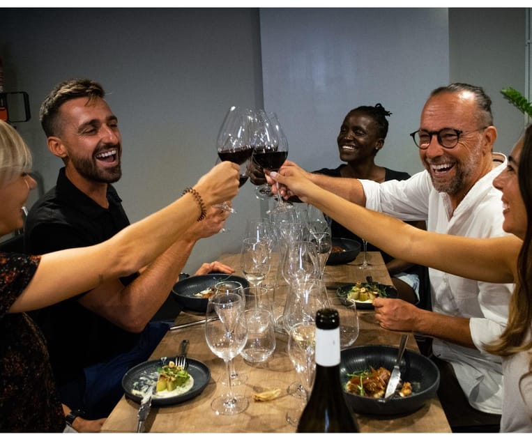 Barcelona: Wine Tasting and Tapas 5-Course Pairing Dinner - Vivinos Wine Bar and a private dining experience in central Barcelona