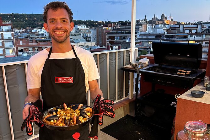 BBQ Paella in a Penthouse Terrace in Barcelona with a Chef - Price and value: is $90.36 worth it in Barcelona?