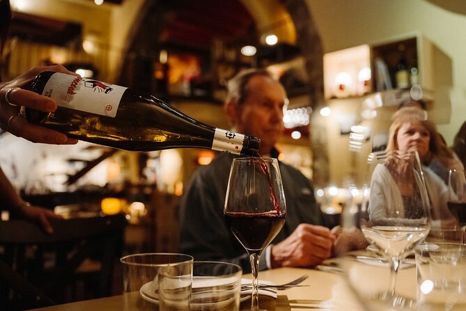 Bohemian Barcelona Neighborhood Evening Tapas & Wine Tour - La Palma de Bellafila: the sit-down finish with Catalan red wine and dessert wine