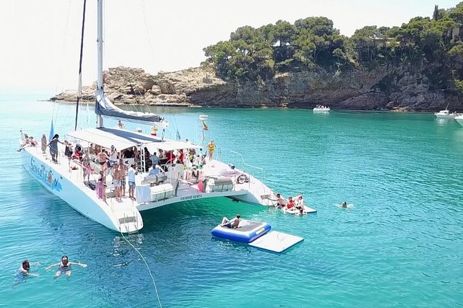 Catamaran trip with other groups along the Costa Brava. Saturday. - DJ Music, Anniversary Vibes, and Clear Party Rules