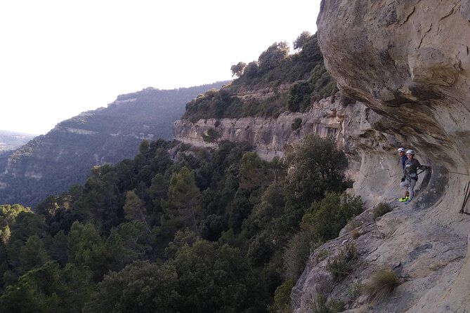 Climbing Adventure in Via ferrata of Centelles - Professional guides matter: Cristina and Pepo’s hands-on coaching