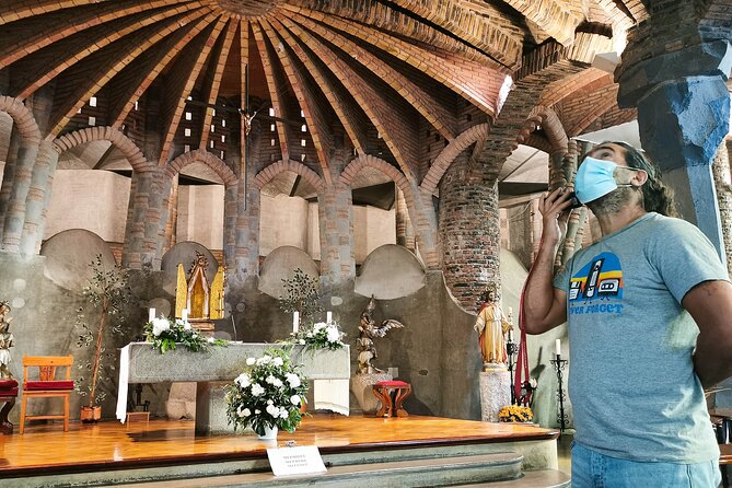 Colonia Guell & Casa Vicens Skip-the-Line Ticket Private Tour - Stop 1: Gaudi’s Crypt and the Colonia Guell industrial colony