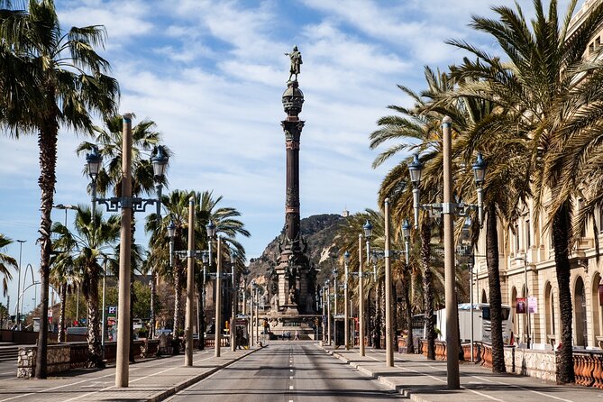 Columbus Monument Access With Barcelona Seaside Guided Tour - Drassanes Reials Royal Shipyards and Aragón Naval Power