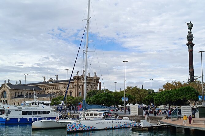 Columbus Monument Access With Barcelona Seaside Guided Tour - Rambla del Mar to Maremagnum: The Movable Bridge Moment