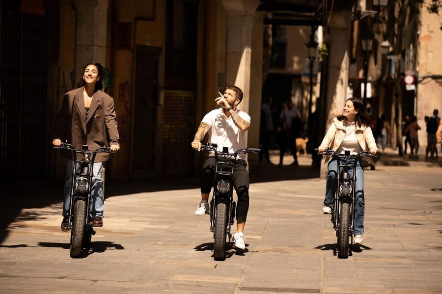 Comfortable E-Fatbike High-Lights Tour Barcelona - STOER e-fatbikes and customization that actually changes your day