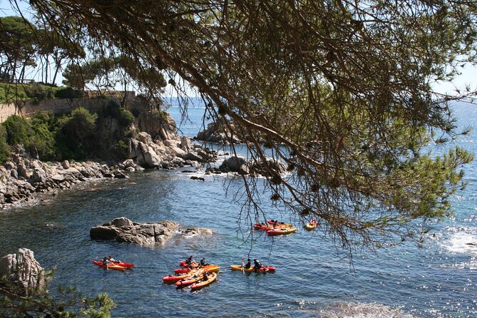 Costa Brava Guided Kayak and Snorkeling Excursion in Playa de Aro - Getting set up: meeting point, timing, and what you do with your stuff