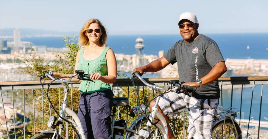 Electric Bike Tour of Montjuic and Barcelona - The route starts in Ciutat Vella, then goes uphill