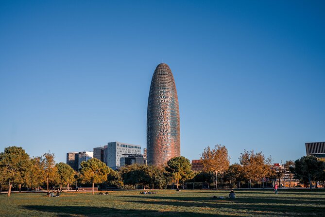 Entrance to the Mirador Torre Glories Barcelona - The urban ecosystem exhibition: when Barcelona becomes live data