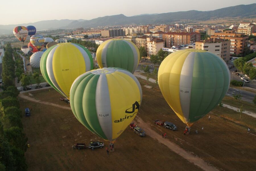 European Balloon Festival: Hot Air Balloon Ride - 40 balloons and a festival you can feel from the ground