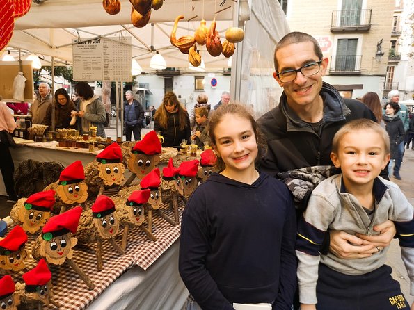 Family Private Tour: Churros, Hot Chocolate & Games in Barcelona - Boqueria Market for ham and cheese, plus a smart Sunday pivot