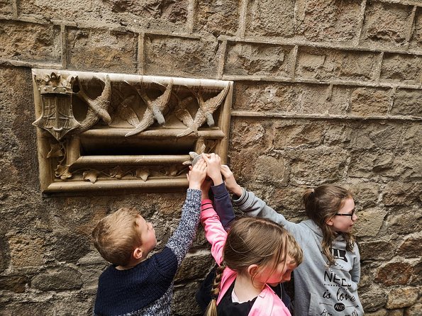 Family Private Tour: Churros, Hot Chocolate & Games in Barcelona - El Born Centre de Cultura i Memoria: ruins you can actually picture