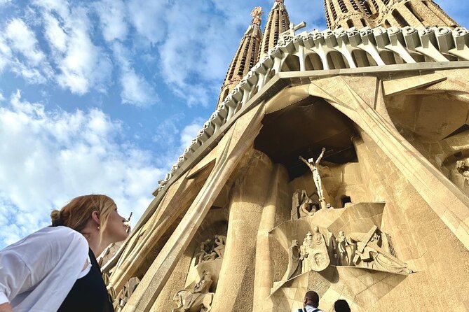 Fast Track: Sagrada Familia Guided Tour - Exterior Walkthrough, Symbol Stories on Stone