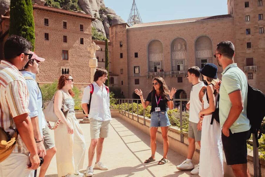 From Barcelona: Full-Day Montserrat & Wine Small Group Tour - Three wines, a cellar tour, and what makes this tasting feel worth it