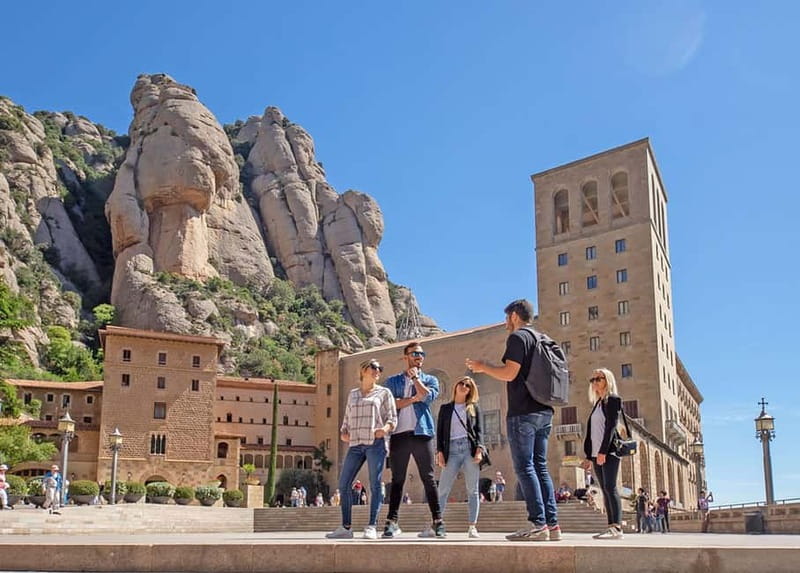 From Barcelona: Montserrat Full-Day Guided Tour - Montserrat Monastery walk: architecture you can actually spot
