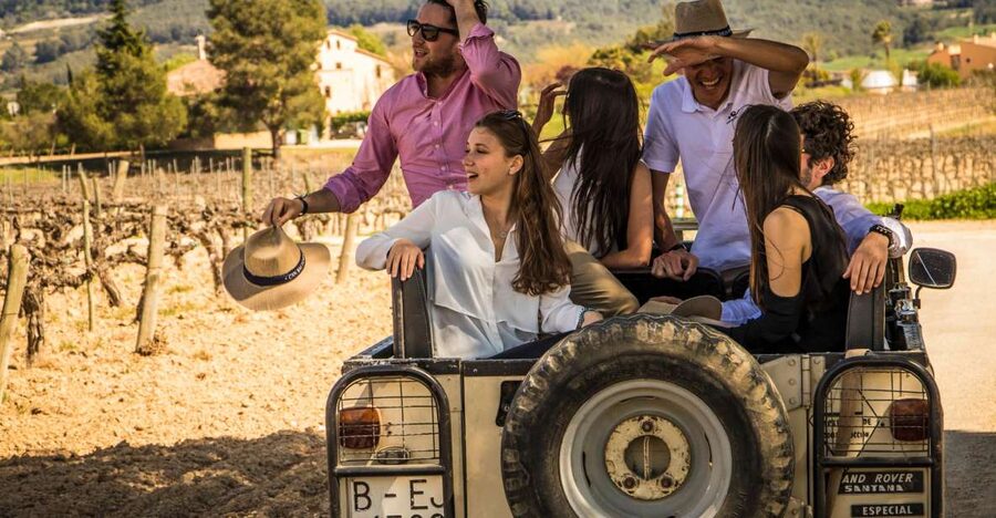 From Barcelona: Penedés Vineyards Tour by 4WD w/Wine & Cava - The 4x4 Convertible Vineyard Ride You Can Actually Use