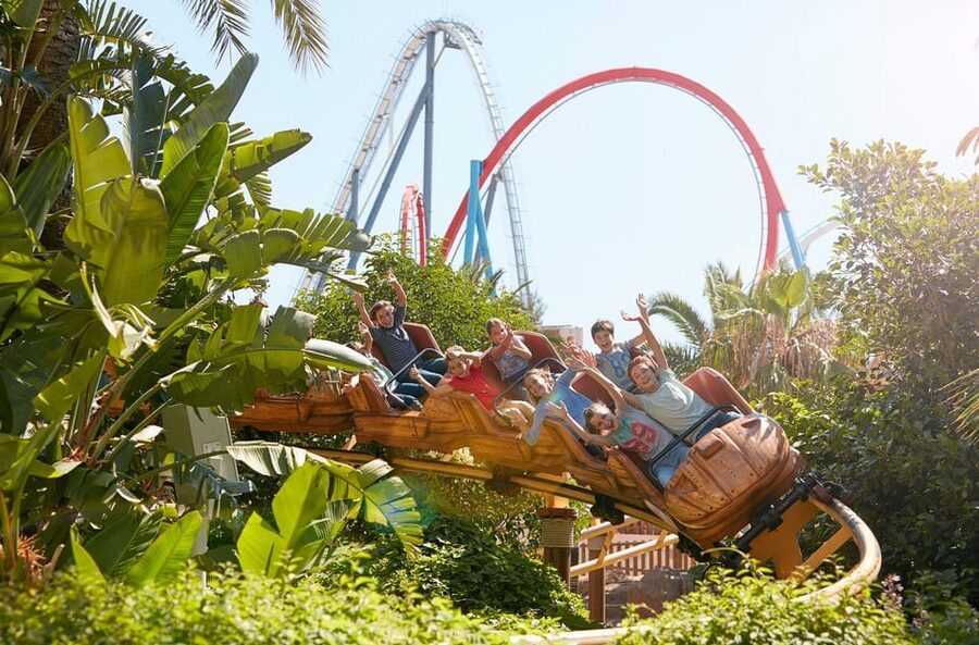 From Barcelona: PortAventura Theme Park Ticket & Transfer - Thrills You’ll Remember: DragonKhan, Shambhala, and the Free-Fall Charge