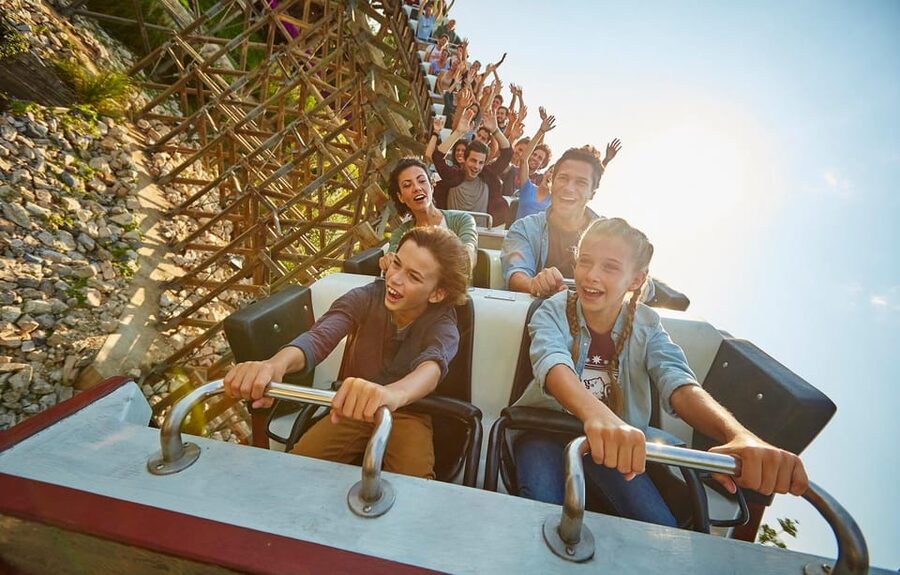 From Barcelona: PortAventura Theme Park Ticket & Transfer - Skydiving Simulator and Water Fun: Where the Day Gets Cooler