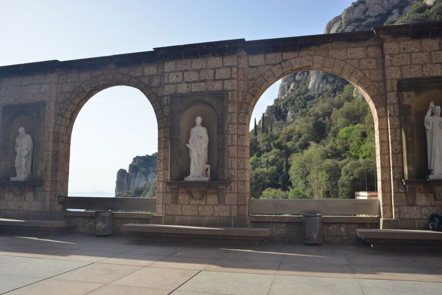 From Barcelona: Private Montserrat and Boutique Winery Tour - First stop: a private van ride into Montserrat’s big, old world