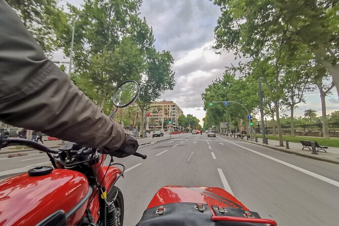 Full-Day Barcelona Tour by Sidecar Motorcycle - Waterfront orientation: Columbus Monument, Old Port, and Barceloneta