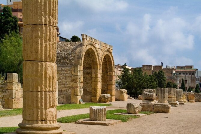 Full Day Visiting Tarragona and Sitges from Barcelona - Parc del Miracle Sets Up the Roman Buildings Like a Stage