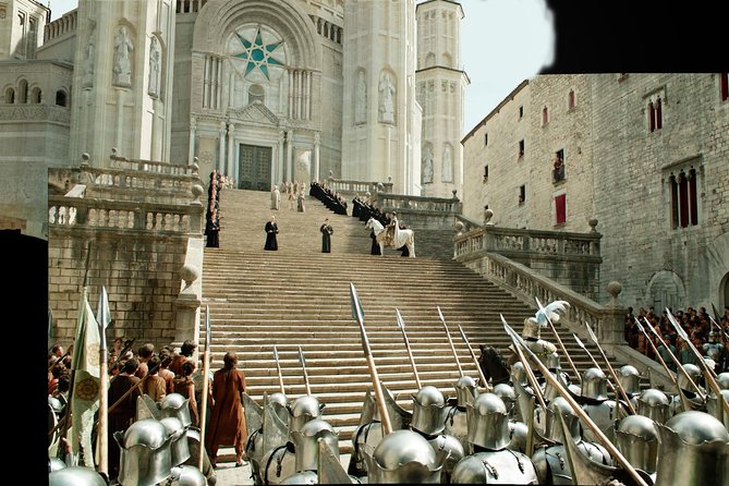 Girona Guided Tour with Cathedral, Arab Baths & St Feliu Basilica - Gustave Eiffel bridge and the Onyar River split