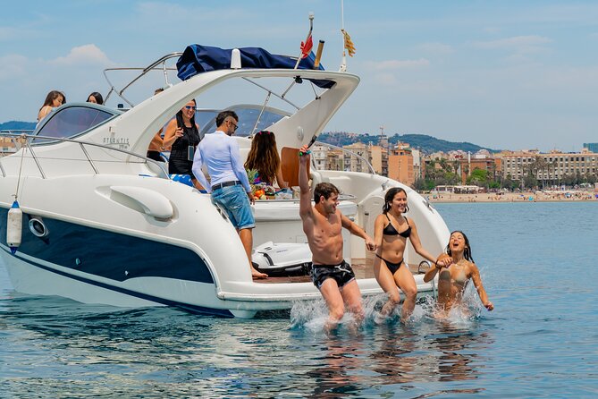 Gobbi Yacht Rental in Barcelona 9 Pax 2/4/8hs - A Gobbi Atlantis Yacht Day Fits Groups Up to 9
