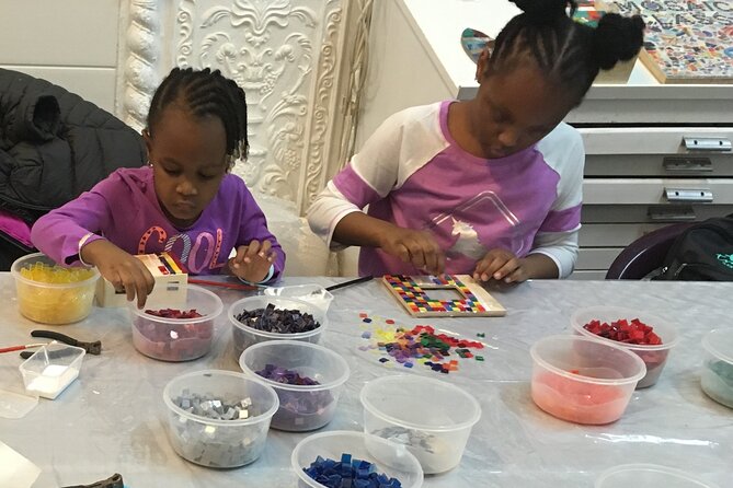 Guided Gaudí Mosaic Workshop for Children in Barcelona 1 Hours - What you make: frames, boxes, and your color plan