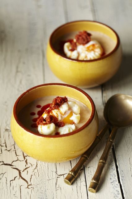 Half-Day Spanish Cooking Class & Boqueria Market Tour - The 4-course menu: paella, soup, appetizer, dessert, with a Catalan angle