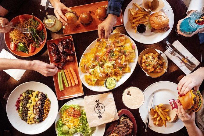 Hard Rock Cafe Barcelona with Set Lunch or Dinner - The Food and Soft Drinks: What You Should Expect