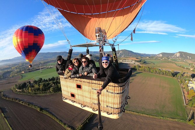 Hot Air Balloon with Champagne, Optional Photos,Video & Breakfast - The flight: one hour over Vic and the valley