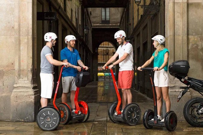 Insiders Segway Tour - Getting started at Carrer de Rull: training first, sightseeing second