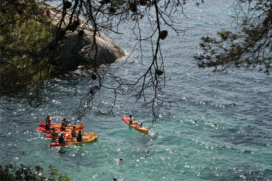 Kayak and Snorkel in Playa de Aro, Costa Brava - The sea route: small coves, multiple stops, and what you might see