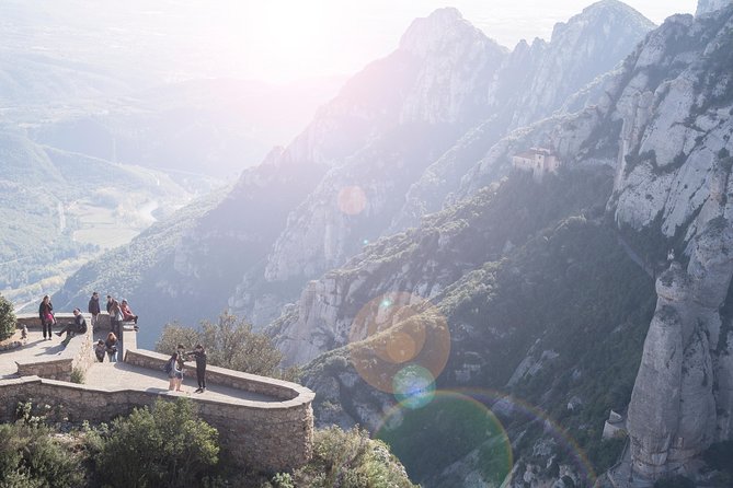 Montserrat Afternoon Tour & Black Madonna Priority Access - The Ride Up: Cogwheel Train or Aeri de Montserrat Cable Car Views