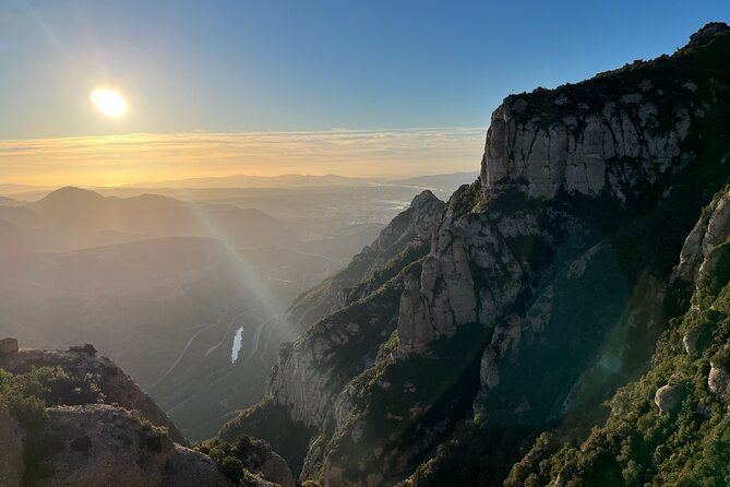 Montserrat very early : Hiking, Abbey, very small group - Entering Santa Maria de Montserrat Abbey before the queues