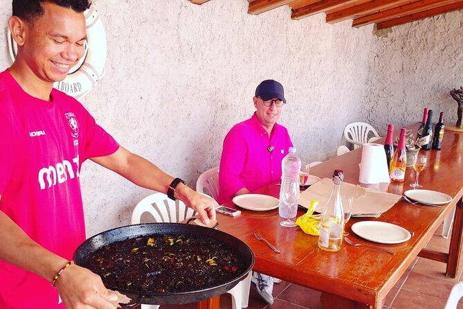 Paella Class, Winery & Bike Ride - Free Hotel Pickup from Sitges - Paella Class: Choose Seafood, Meat, Vegetarian, or Black