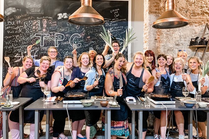 Paella Cooking Class with Professional Chef: Four Course Dinner - The four-course dinner, tasting paella, and Spanish wine pairing