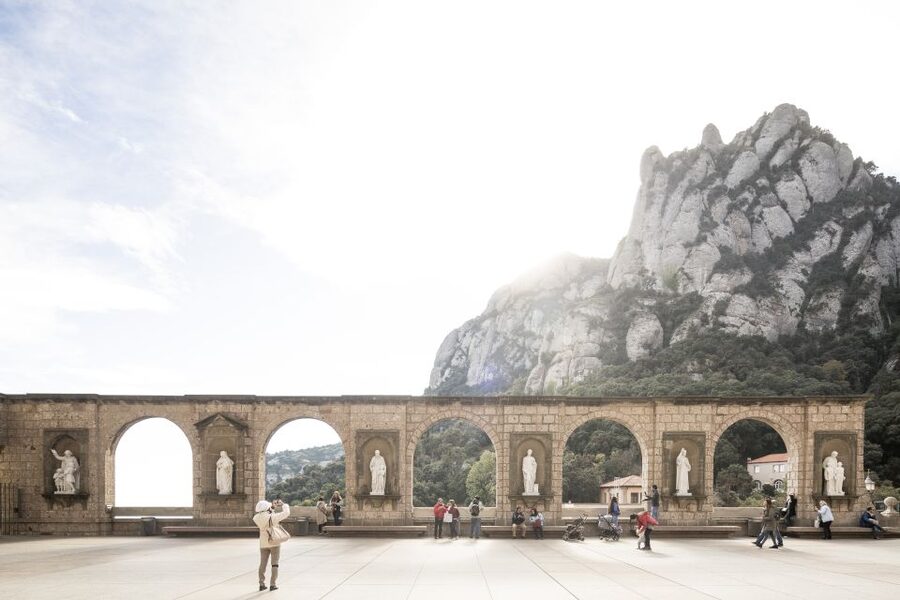 Panoramic Barcelona and Montserrat Excursion - Montserrat drive time, and why the name actually helps you understand it