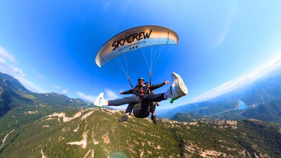 Paragliding: Experience the magic of flying near Barcelona. Report included - The gear, harness, and safety briefing you’ll actually care about