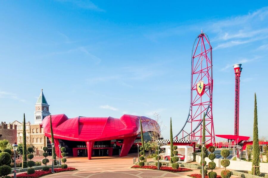 PortAventura and Ferrari Land: Full-Day Trip from Barcelona - Riding the Shuttle, Then Going Full Speed in PortAventura World