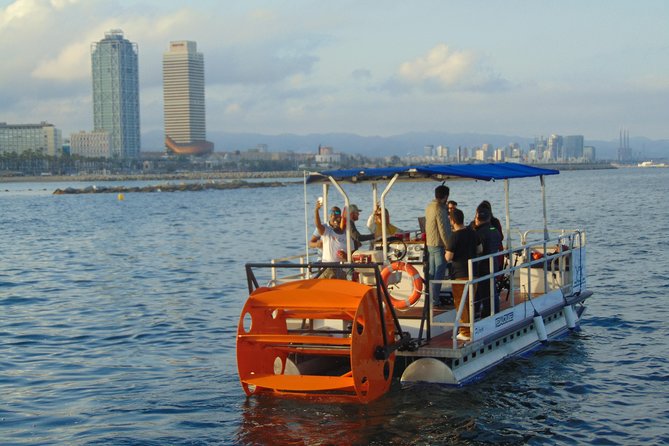 Private Boat rental - Pedal Cruises Barcelona - Cycle Boat - Barcelona from the water, without the cruise crowd