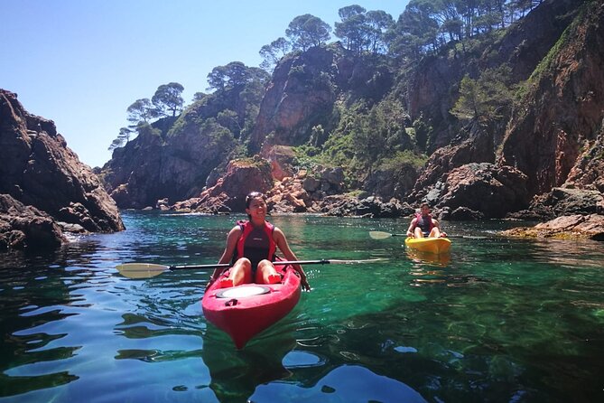 Private Costa Brava Kayak Experience with Snorkel from Barcelona - The secluded cove swim and snorkel stop you will remember