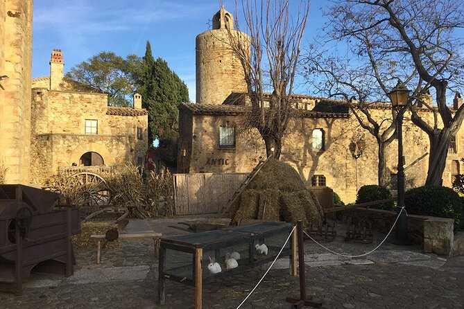 Private Full-Day Girona GOT and Costa Brava Tour - Stop 2: City walls walk from Passeig de la Muralla toward cathedral approach