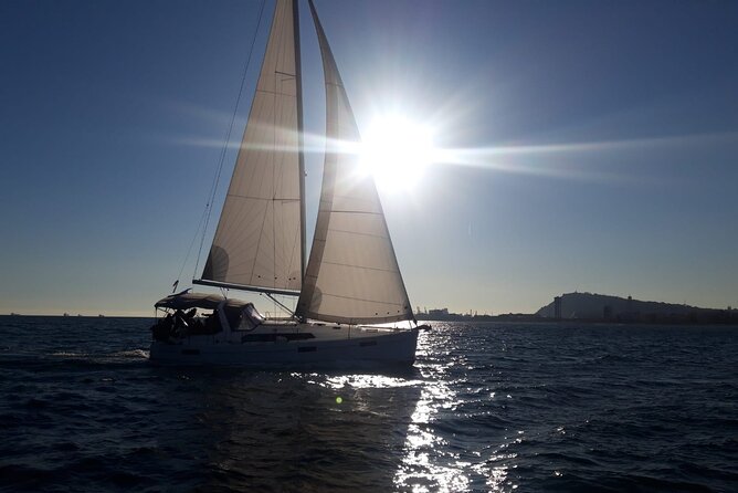 Private sailing and paddlesurfing tour with skipper up to 11 people - Barceloneta Beach (Stop 2): the city meets the sand, from offshore