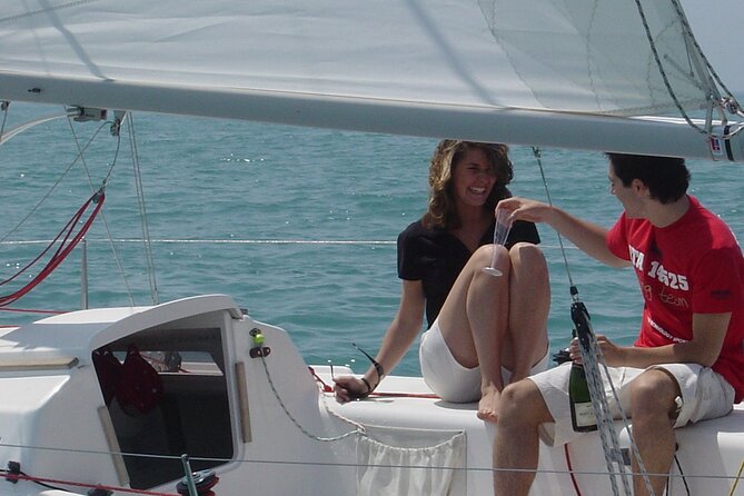 Private Sailing Trip with a Bottle of Cava in Barcelona - Private J80 Sailing with Cava, The Real Value of a Short Trip