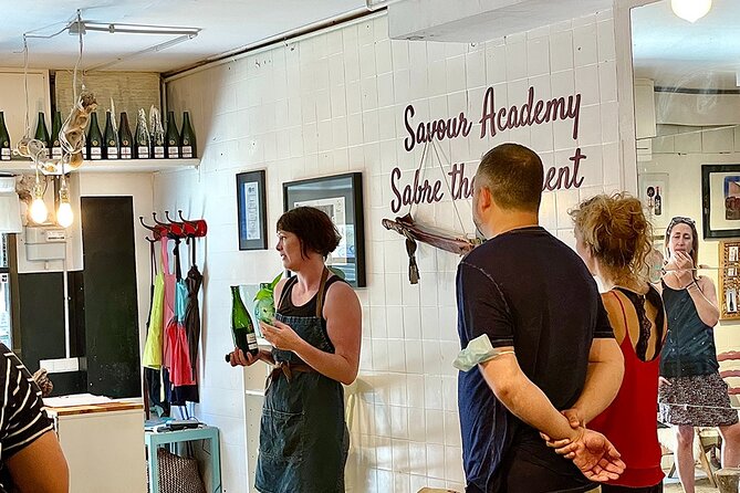 Sabre the Moment: Cava Sabrage Class in Barcelona - What the 90 minutes feels like: history, technique, then your one-swing moment