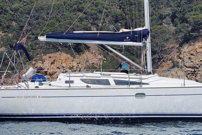 Sailing experience on a 4-hour sailboat in Girona - The Main Event: Your Swim, Snorkel, and Paddleboard Cove