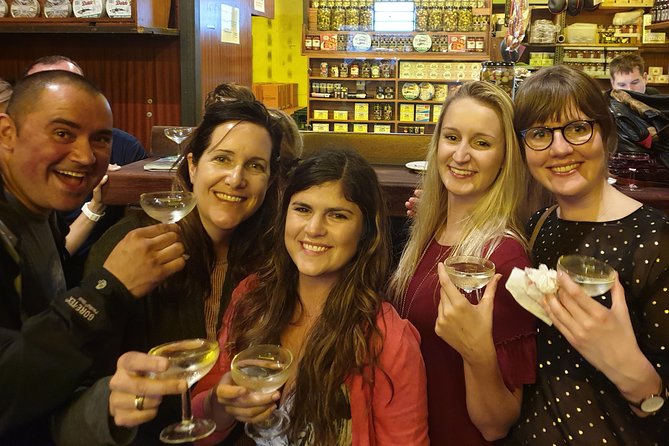 Sip, Sites & Bites Barcelona Food, Drinks & History Tour - La Barceloneta’s family bar: Cava to set the tone