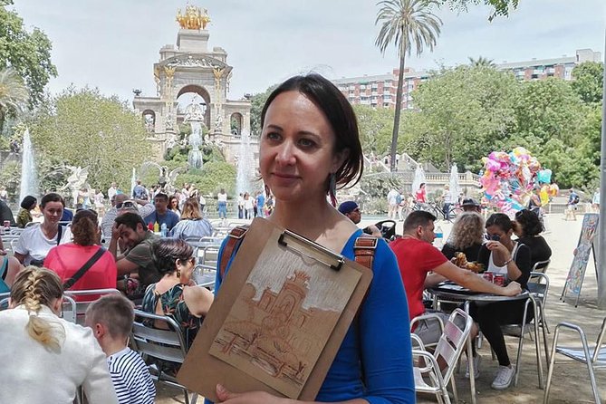 Sketching workshops in Barcelona for everyone - Arc de Triomf and Parc de la Ciutadella: turning technique into a final feeling