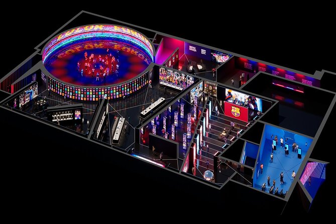 Spotify Camp Nou Private Tour with Hotel Pick-up - Stop 1 at the Museum: The Espai Barça Path and Interactive Rooms